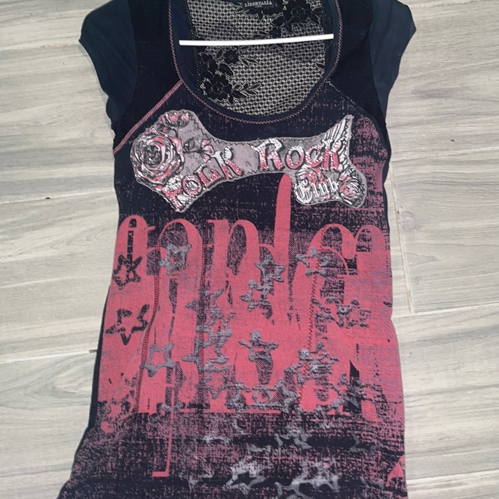Libertalia rock and roll tee shirt size large